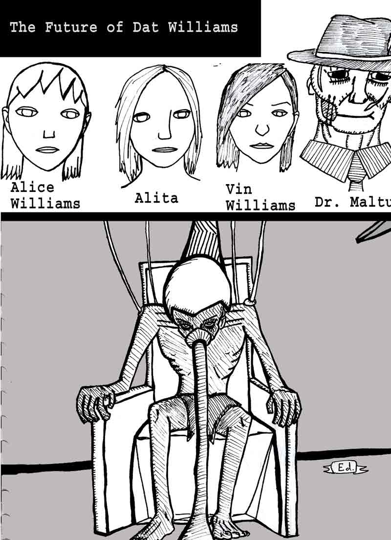 The Adventures of Dat Williams Issue #2, page X; 