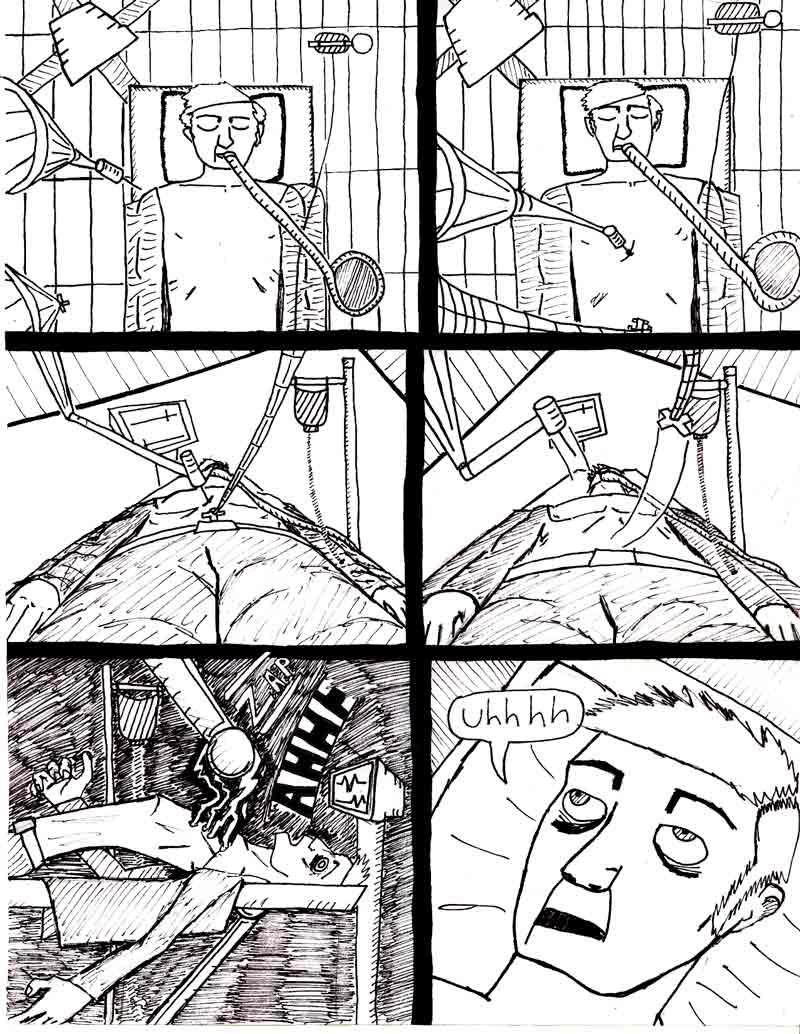 The Adventures of Dat Williams Issue #2, page 9; uhhhh.... zap....